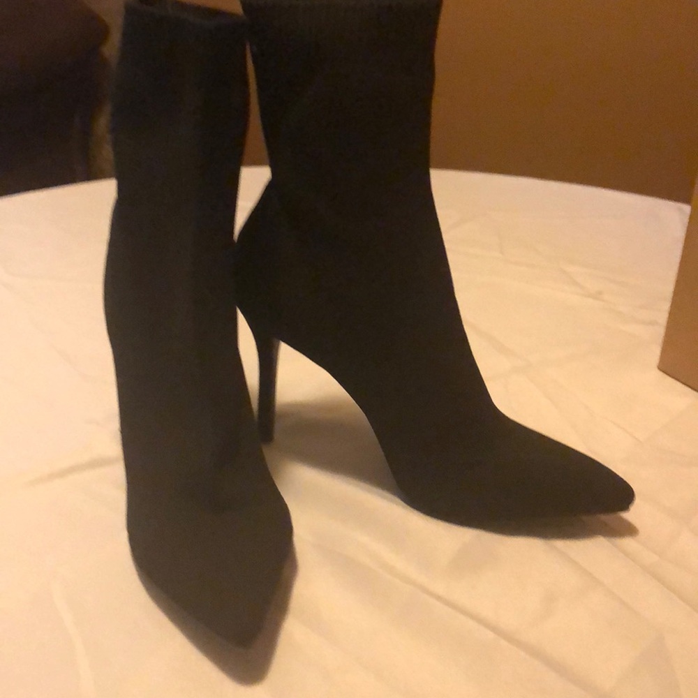Boots - black, stretch